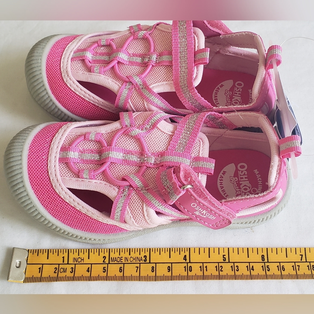 OshKosh B’gosh Girl's‎ Machine Washable Sandals Toddler - Picture 7 of 8